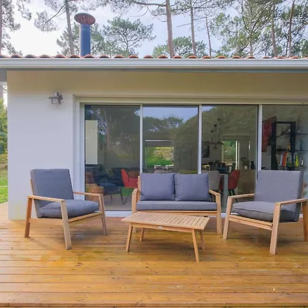 Maison De Charme A Plage, 8 Pers, Proche Ocean, Jardin Spacieux, Terrasse, Annexe. - Fr-1-877-40 Biscarrosse